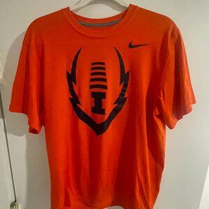 Nike Dri-Fit Illinois Football Tee